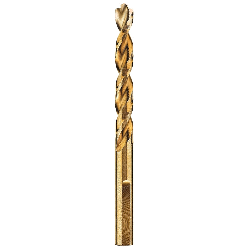 DEWALT DEWALT DWA1212 Drill Bit, 3/16 in Dia, 3-1/2 in OAL, Parabolic Flute, 3-Flat Shank