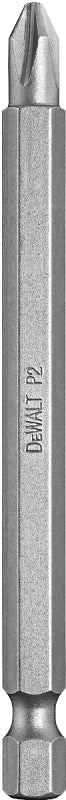 DEWALT DEWALT DW2032 Power Bit, #2 Drive, Phillips Drive, 1/4 in Shank, Hex Shank, 3-1/2 in L, Steel TOOLS DEWALT