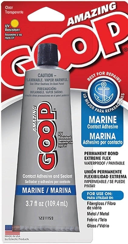 FAMOWOOD Amazing Goop 170012 Marine Adhesive, Liquid, Clear, 3.7 oz Tube PAINT FAMOWOOD