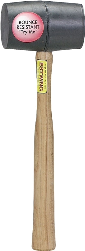 ESTWING MFG Estwing DH-18 Mallet, 18 oz Head, Deadhead, Rubber Head, 15 in OAL TOOLS ESTWING MFG