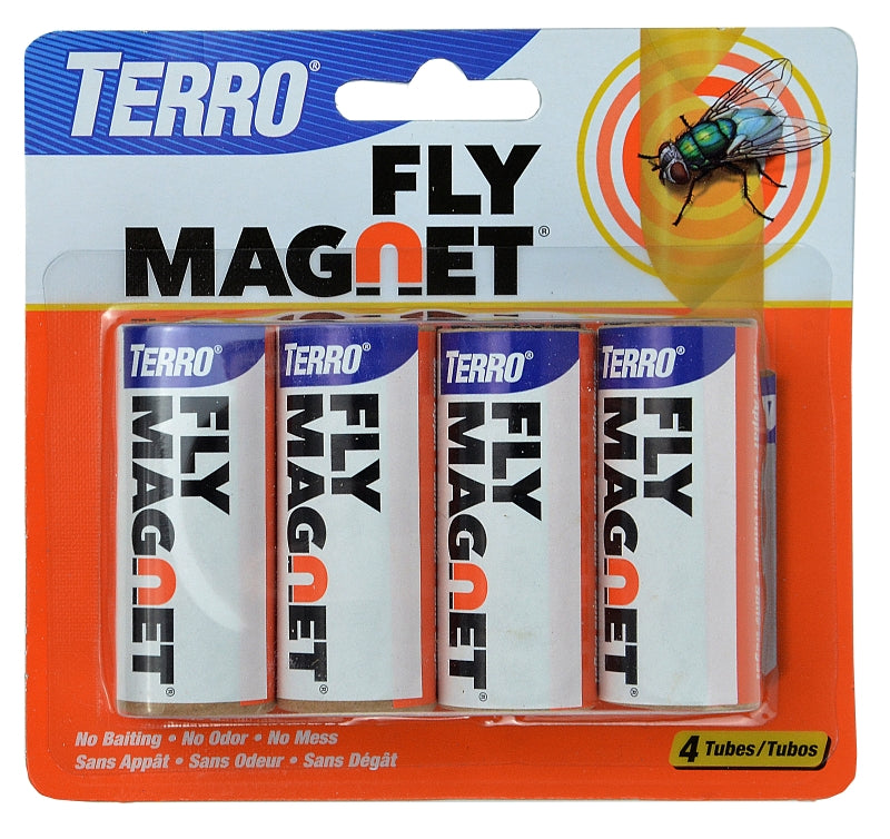 TERRO Terro Fly Magnet T510 Sticky Fly Paper Trap, Solid Pack