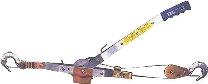 MAASDAM Maasdam 144SB-6 Cable Puller, 2 ton Lifting, 3/16 in Dia Rope/Cable, 12 ft L Rope/Cable, 6 ft Lift