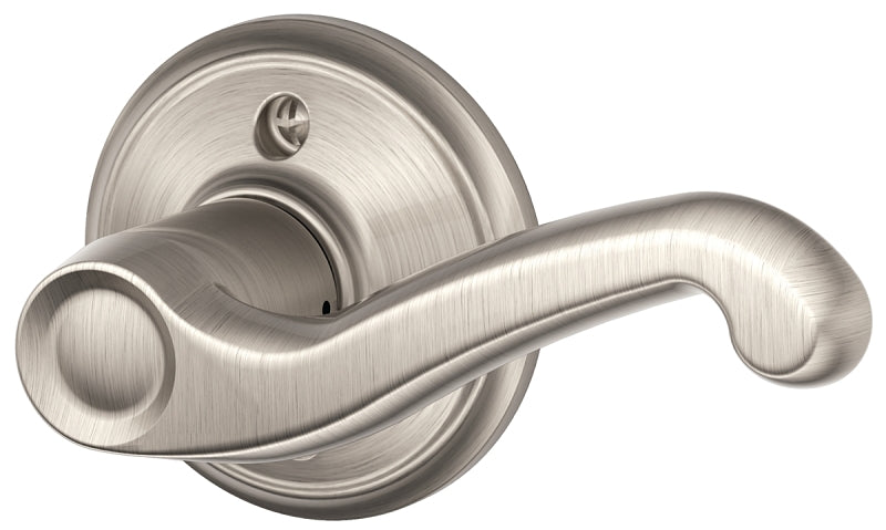 SCHLAGE LOCK Schlage F Series F170VFLA619RH Right Hand Dummy Lever, Mechanical Lock, Metal, Satin Nickel, Residential, Right Hand HARDWARE & FARM SUPPLIES SCHLAGE LOCK