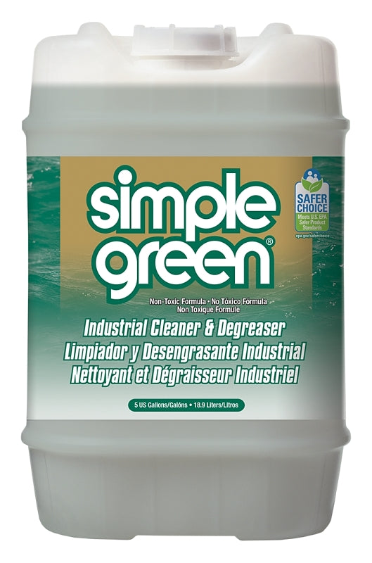 SIMPLE GREEN Simple Green 2700000113006 All-Purpose Cleaner, 5 gal Pail, Liquid, Sassafras, Translucent Green
