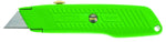 STANLEY STANLEY 10-179 Utility Knife, 2-7/16 in L Blade, 3 in W Blade, HCS Blade, Contoured Handle, Green Handle TOOLS STANLEY