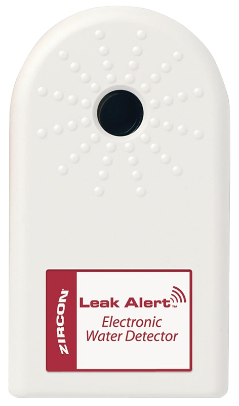 ZIRCON Zircon 64003 Water Leak Detector, 9 V, 72 hr Response, Alarm: Audible, 85 dB