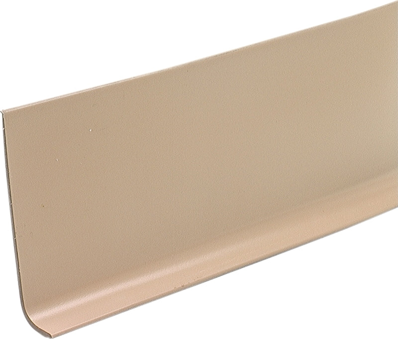 M-D M-D 75473 Wall Base, 120 ft L, 4 in W, Vinyl, Desert Beige