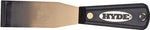 HYDE Hyde Black & Silver Series 2200 Putty Knife, 1-5/16 in W Blade, HCS Blade, Nylon Handle PAINT HYDE