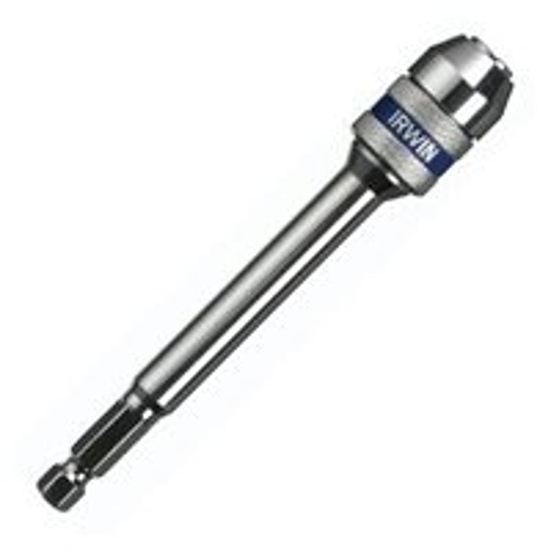 IRWIN Irwin 4935655 Bit Holder, 7/16 in Drive, 1/4 in Shank, Hex Shank, 12 in L, Carbon Steel