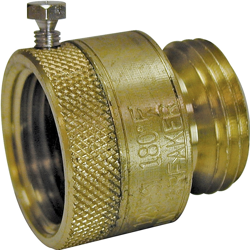 B & K INDUSTRIES B & K ProLine Series 108-904 Back Flow Preventer Vacuum Breaker, 3/4 in Connection, Female x Male, Brass PLUMBING, HEATING & VENTILATION B & K INDUSTRIES