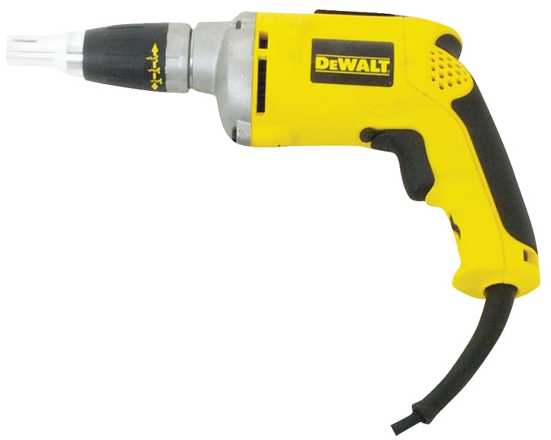 DEWALT DEWALT DW272 Drywall Screwgun, 6.3 A, 1/4 in Chuck, 4000 rpm Speed, 8 ft L Cord