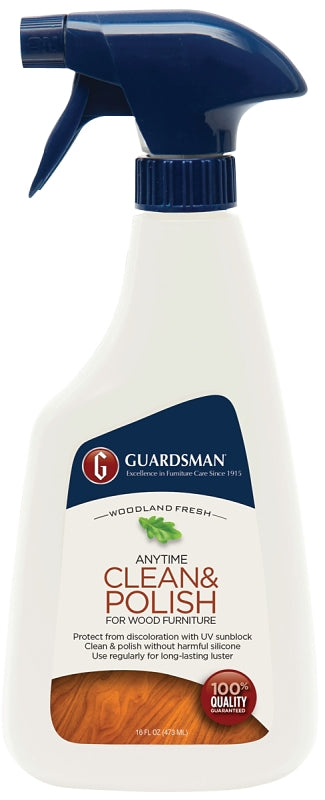 GUARDSMAN Guardsman 461100 Furniture Polish, 16 oz, Light Yellow, Liquid, Slight CLEANING & JANITORIAL SUPPLIES GUARDSMAN