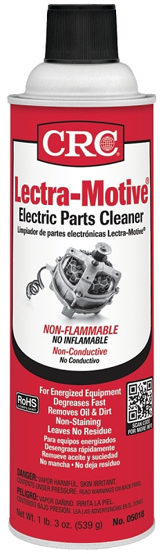 CRC INDUSTRIES CRC Lectra-Motive 05018 Electric Part Cleaner, 20 oz, Liquid AUTOMOTIVE CRC INDUSTRIES