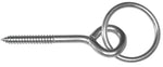 CAMPBELL CHAIN Campbell T7663550 Hitch Ring with Screw Eye Bolt, Steel, Zinc