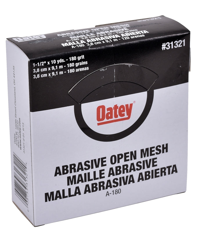 OATEY Oatey 31321 Sandcloth, 180 Grit, Aluminum Oxide Abrasive