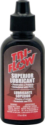 TRI-FLOW Tri-Flow TF21010 Lubricant, Mineral Oil Base, Brown, 2 oz Bottle, Liquid AUTOMOTIVE TRI-FLOW