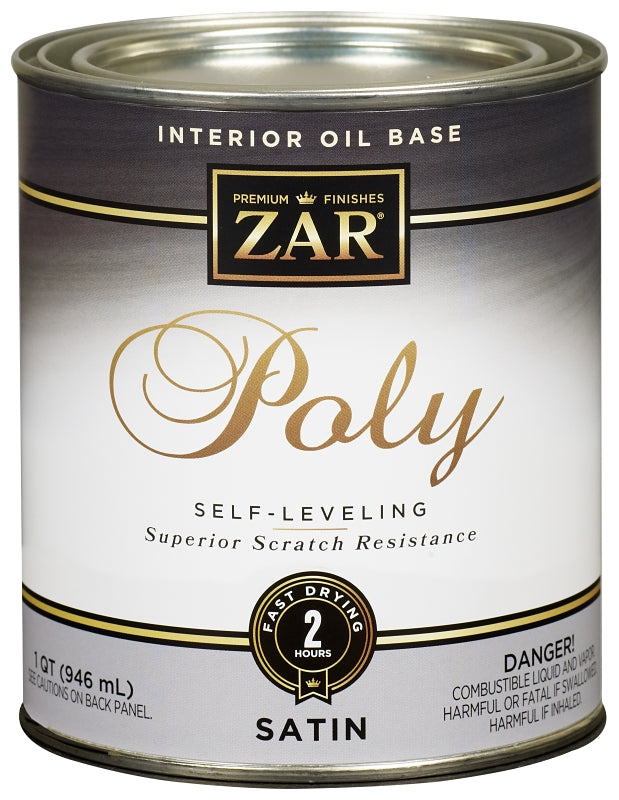 ZAR ZAR 32912 Polyurethane, Liquid, Clear, 1 qt, Can