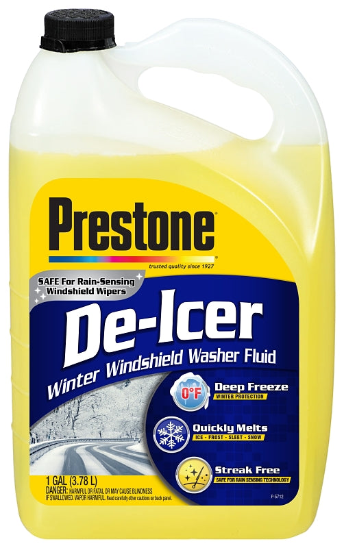 PRESTONE PRODUCTS CORP Prestone AS-250 Windshield Washer Fluid, Clear Yellow, 1 gal, Bottle AUTOMOTIVE PRESTONE PRODUCTS CORP