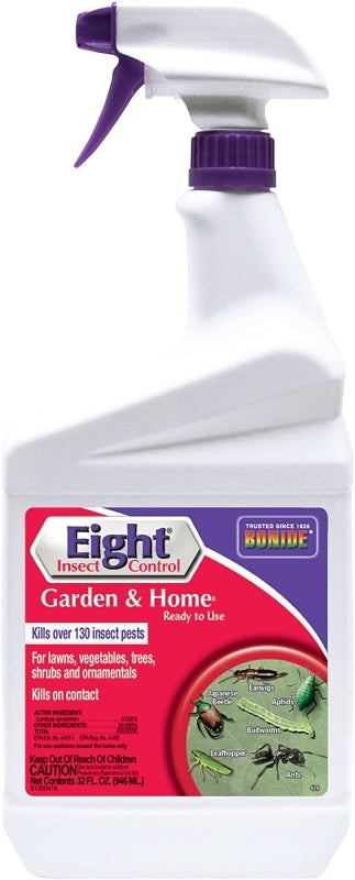 BONIDE Bonide Eight 428 Insect Control, Liquid, 1 qt Bottle LAWN & GARDEN BONIDE