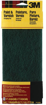3M 3M 7413 Stripping Pad, 11 in L, 4-3/8 in W, Coarse TOOLS 3M