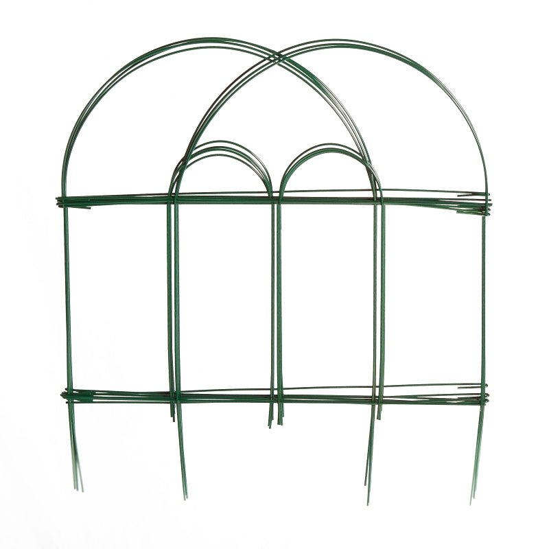 GLAMOS WIRE Glamos Wire 778009 Folding Wire Fence, 8 ft L, 18 in H, Steel, Green, Powder-Coated AUTOMOTIVE GLAMOS WIRE
