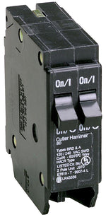 CUTLER-HAMMER Cutler-Hammer BD1515 Circuit Breaker with Rejection Tab, Duplex, 15 A, 1-Pole, 120 V, Instantaneous Trip, Plug ELECTRICAL CUTLER-HAMMER