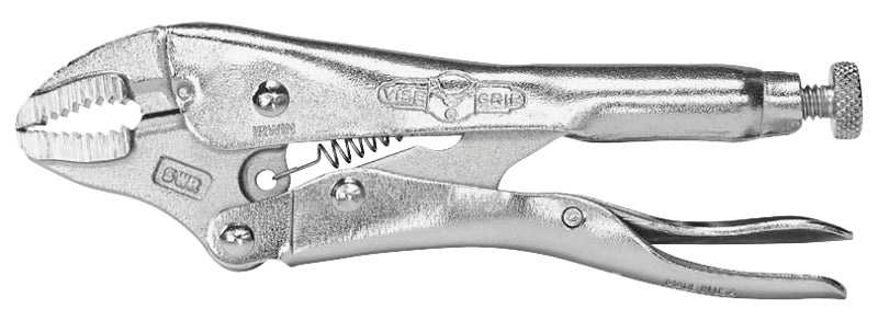 IRWIN Irwin Original 0902L3 Locking Pliers, 5 in OAL, 1-1/8 in Jaw Opening, Plain Grip Handle, 3/8 in W Jaw, 7/8 in L Jaw TOOLS IRWIN