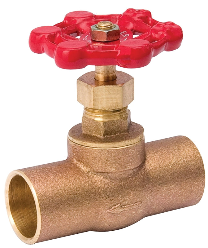 B & K INDUSTRIES Southland 105-503NL Stop Valve, 1/2 in Connection, Compression, 125 psi Pressure, Brass Body PLUMBING, HEATING & VENTILATION B & K INDUSTRIES