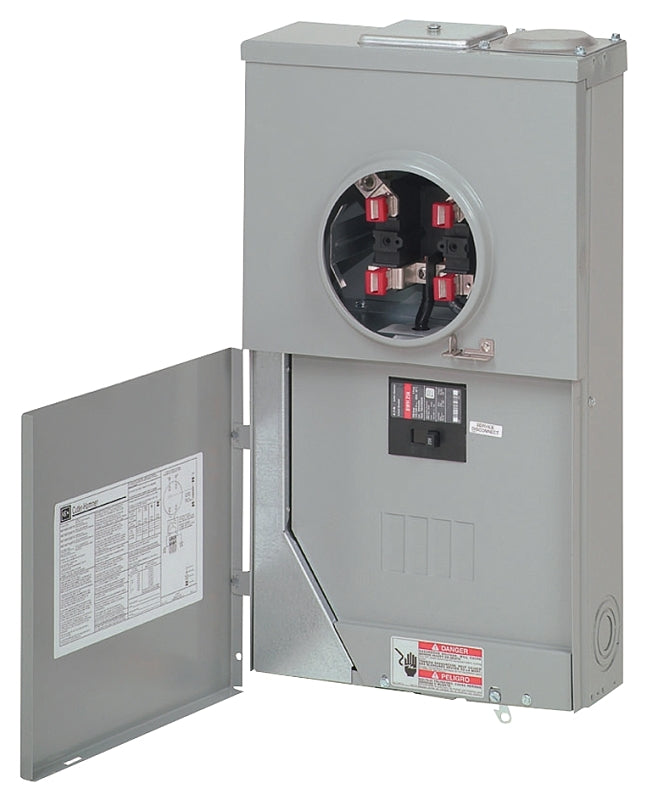 CUTLER-HAMMER Cutler-Hammer MBT48B200BTS Meter Breaker, 8 -Pole, 200 A, 4 -Space, NEMA 3R Enclosure, Surface Mounting