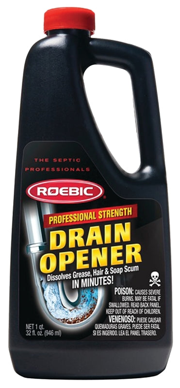ROEBIC Roebic PDO Drain Opener, Liquid, Clear, 1 qt Bottle PLUMBING, HEATING & VENTILATION ROEBIC