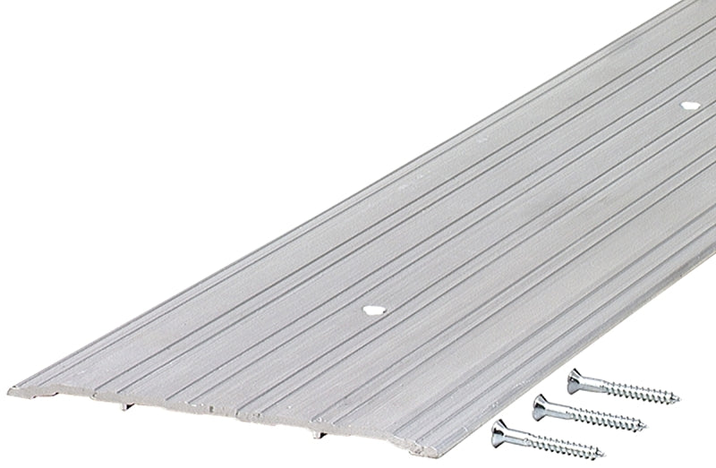 M-D M-D TH043 Series 68627 Saddle Threshold, 36 in L, 6 in W, Aluminum, Mill
