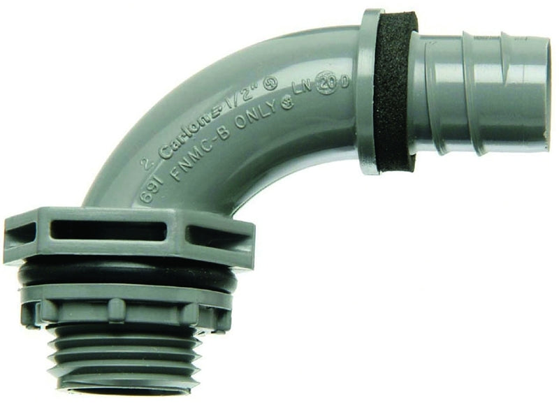 CARLON Carlon LN20FA-CAR Liquidtight Connector, 1 in NPT, 2.58 in L, PVC, Gray ELECTRICAL CARLON