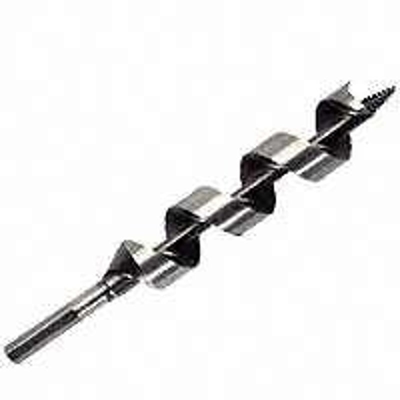 IRWIN Irwin I-100 Series 49909 Power Drill Auger Bit, 9/16 in Dia, 7-1/2 in OAL, Solid Center Flute, 1-Flute, Hex Shank TOOLS IRWIN