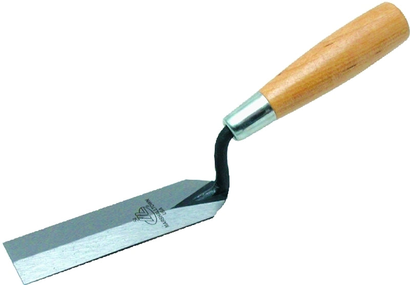 MARSHALLTOWN Marshalltown 54 Margin Trowel, 5 in L Blade, 1-1/2 in W Blade, HCS Blade, Wood Handle