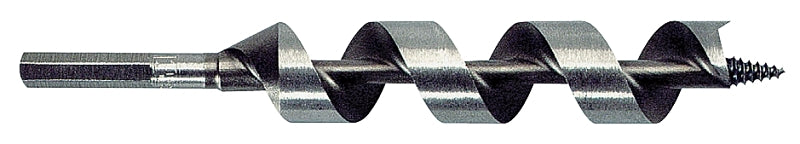 IRWIN Irwin I-100 Series 49916 Power Drill Auger Bit, 1 in Dia, 7-1/2 in OAL, Solid Center Flute, 1-Flute, 5/16 in Dia Shank TOOLS IRWIN