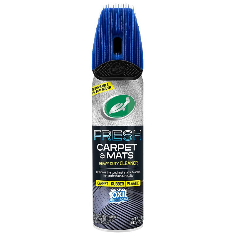 TURTLE WAX Turtle Wax T244R1 Carpet and Mat Cleaner, 18 oz Aerosol Can, Liquid, Fresh Lavender AUTOMOTIVE TURTLE WAX