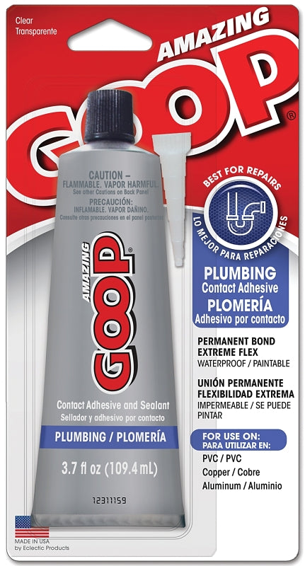 FAMOWOOD Amazing Goop 150012 Plumbing Adhesive, Liquid, Clear, 3.7 oz Tube PAINT FAMOWOOD