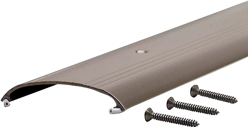 M-D M-D TH008 Series 80374 Dome Top Threshold, 36 in L, 3-1/2 in W, Low Profile, Aluminum, Bronze