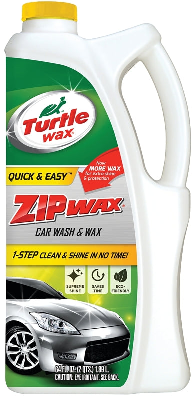 TURTLE WAX Turtle Wax Quick & Easy T79 Car Wash, 64 oz, Liquid, Citrus Lemon AUTOMOTIVE TURTLE WAX