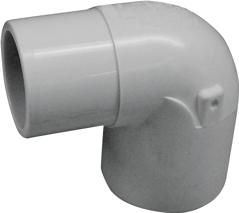 IPEX IPEX 435544 Street Pipe Elbow, 1/2 in, Spigot x Socket, 90 deg Angle, PVC, White, SCH 40 Schedule, 150 psi Pressure LAWN & GARDEN IPEX