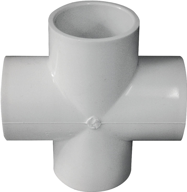 IPEX IPEX 435473 Pipe Cross, 1-1/2 in, PVC, SCH 40 Schedule LAWN & GARDEN IPEX