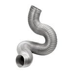 LAMBRO Lambro 306 Flexible Semi-Rigid Duct, 6 in, 8 ft L, Aluminum PLUMBING, HEATING & VENTILATION LAMBRO