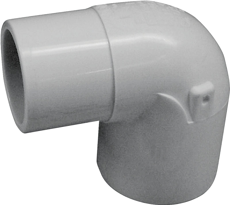 IPEX IPEX 435548 Street Pipe Elbow, 1-1/2 in, Spigot x Socket, 90 deg Angle, PVC, White, SCH 40 Schedule, 150 psi Pressure LAWN & GARDEN IPEX