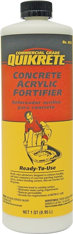 QUIKRETE Quikrete 861014 Series Concrete Acrylic Fortifier, Liquid, 1 qt PAINT QUIKRETE