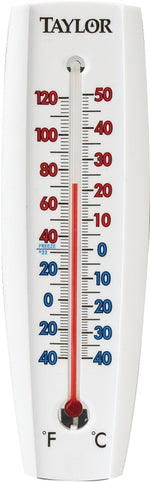 TAYLOR Taylor 5154 Thermometer, 7-5/8 in L x 2-3/8 in W Dimensions, Analog, -40 to 120 deg F HOUSEWARES TAYLOR