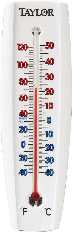 TAYLOR Taylor 5154 Thermometer, 7-5/8 in L x 2-3/8 in W Dimensions, Analog, -40 to 120 deg F HOUSEWARES TAYLOR