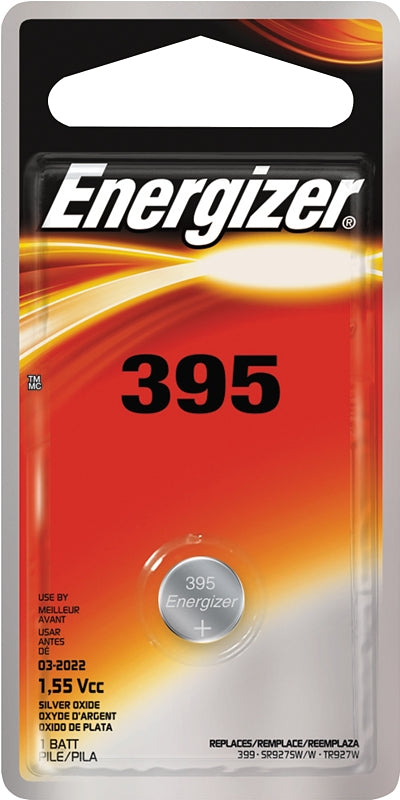 ENERGIZER BATTERY Energizer 395BPZ Coin Cell Battery, 1.5 V Battery, 51 mAh, Silver Oxide ELECTRICAL ENERGIZER BATTERY