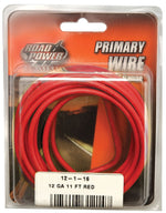 COLEMAN CABLE Road Power 55671533/12-1-16 Electrical Wire, 12 AWG Wire, 25/60 V, Copper Conductor, Red Sheath, 11 ft L AUTOMOTIVE COLEMAN CABLE