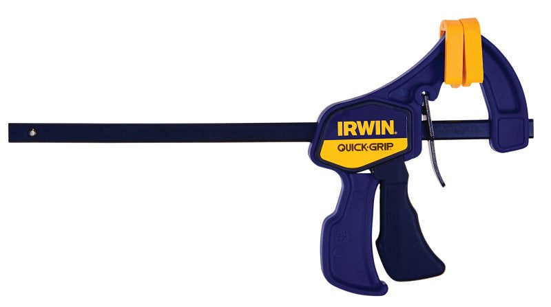 IRWIN Irwin QUICK-GRIP 1964742 1-Handed Mini Bar Clamp, 150 lb, 6 in Max Opening Size, 2-7/16 in D Throat TOOLS IRWIN