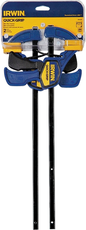 IRWIN Irwin QUICK-GRIP 1964745/54122 Bar Clamp, 150 lb, 12 in Max Opening Size, 2-7/16 in D Throat TOOLS IRWIN